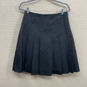 US Women High Waist A Line Skater Mini Skirt Pleated Short School Skirt Dress  M